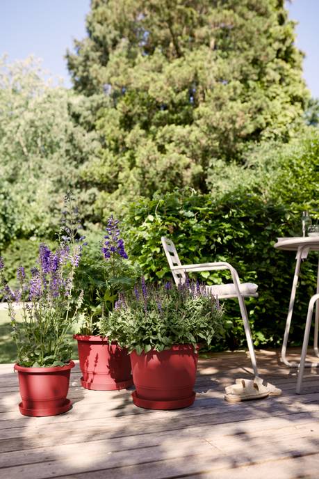 loft urban saucer round 30cm rosso teatro